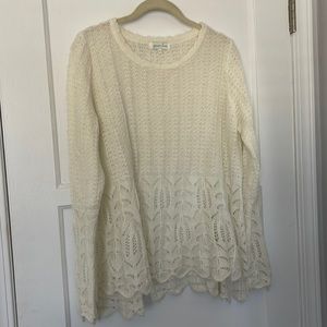Grace & Lace crochet sweater